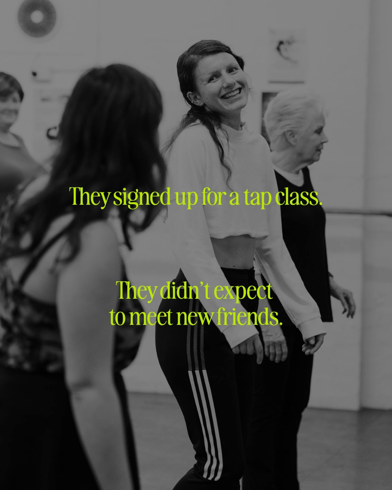 Tap dance classes for adults are about the steps and the technique.
They are also about a group of people cheering each other on and celebrating the wins, big or small.