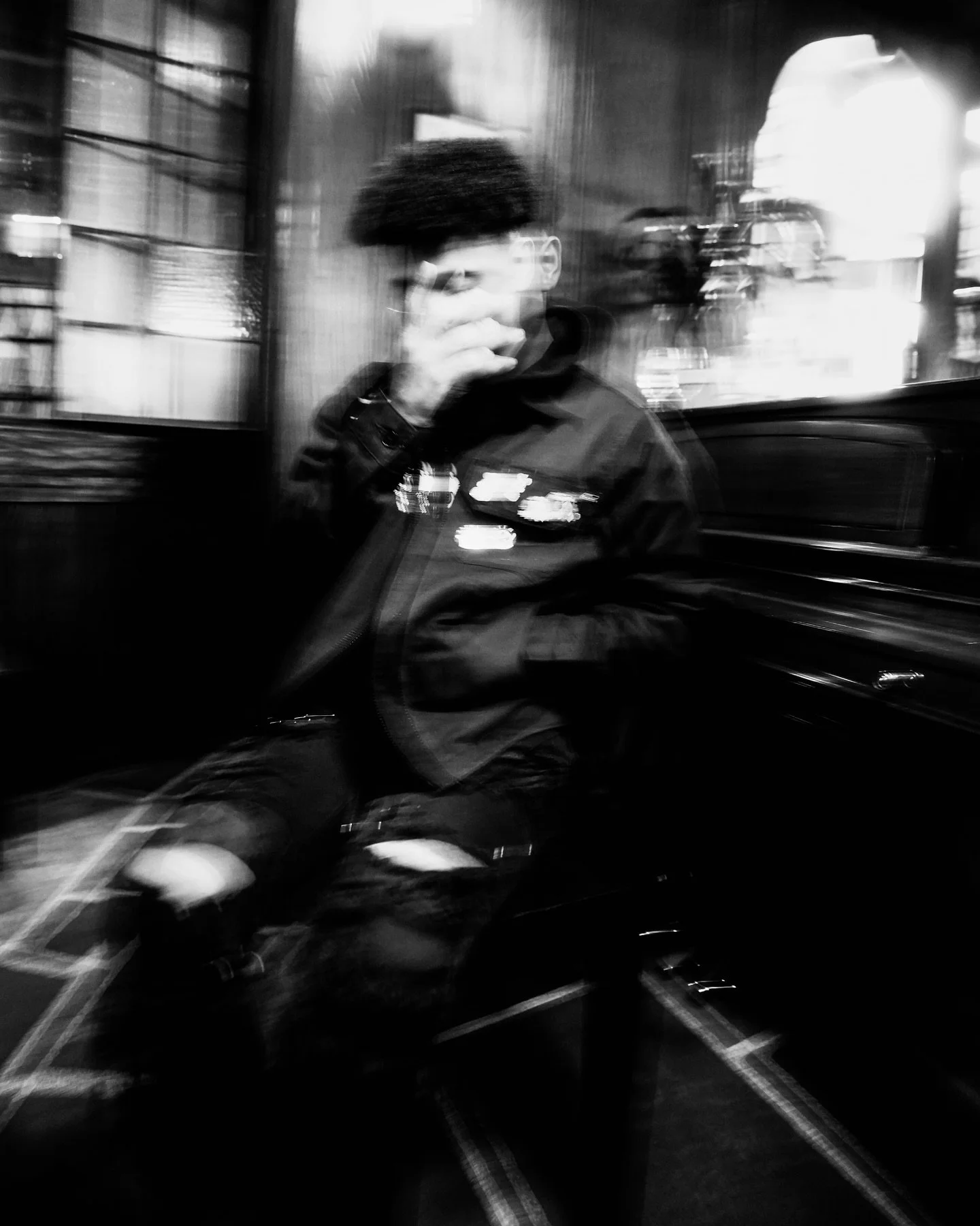 It was all a blur,
The concept of time was distorted.
All that remained was tampered files.

📸 : @hypedreams.co 

[#] #Club33 #modem #Blur #Online #DarkRoom  #Greyscale #Blurred #Deleted #unlockedmind
