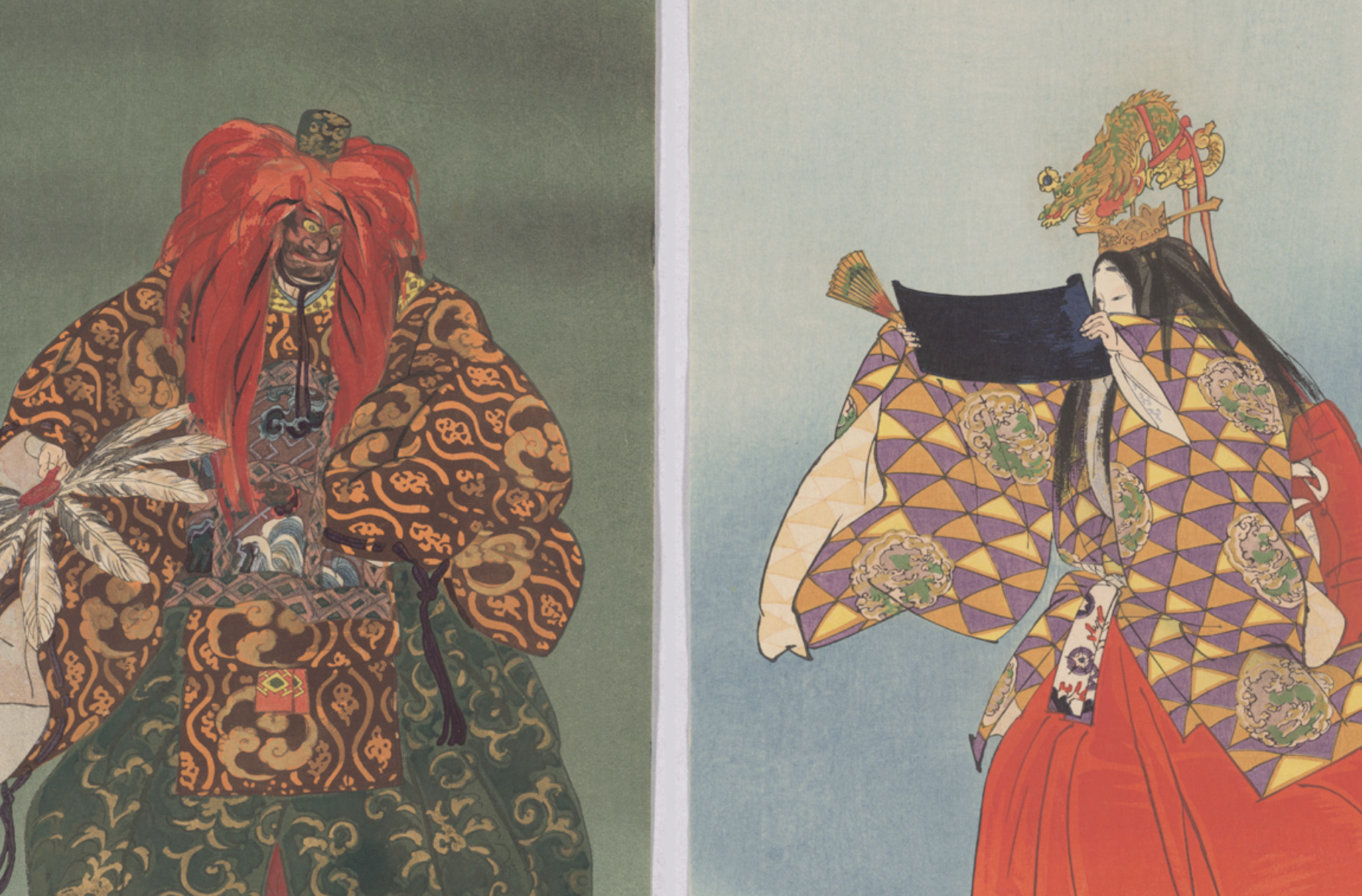 One Hundred Plays of the Noh Theater by Tsukioka Kogyo 
