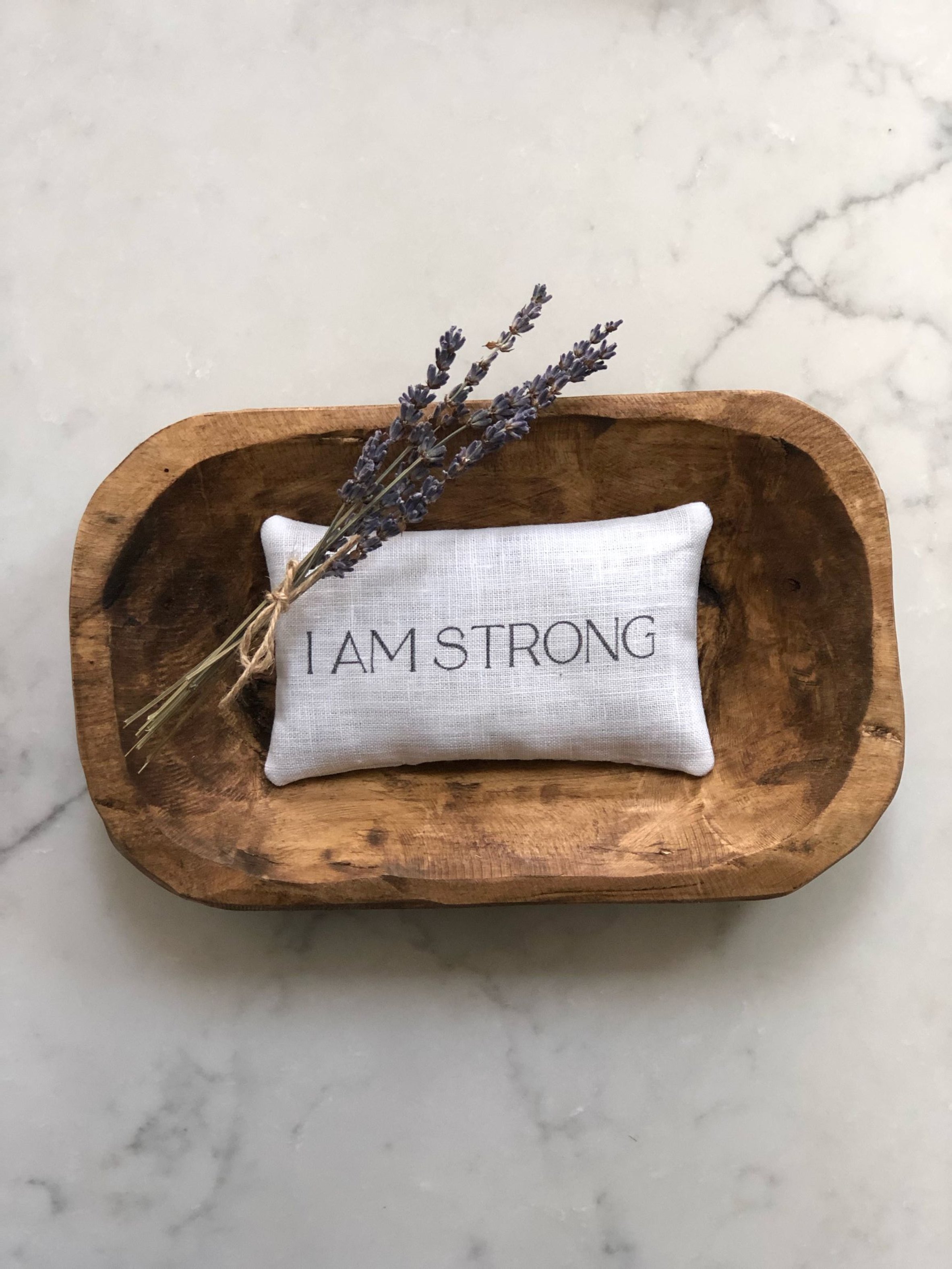 Organic Lavender Sachet - I am strong