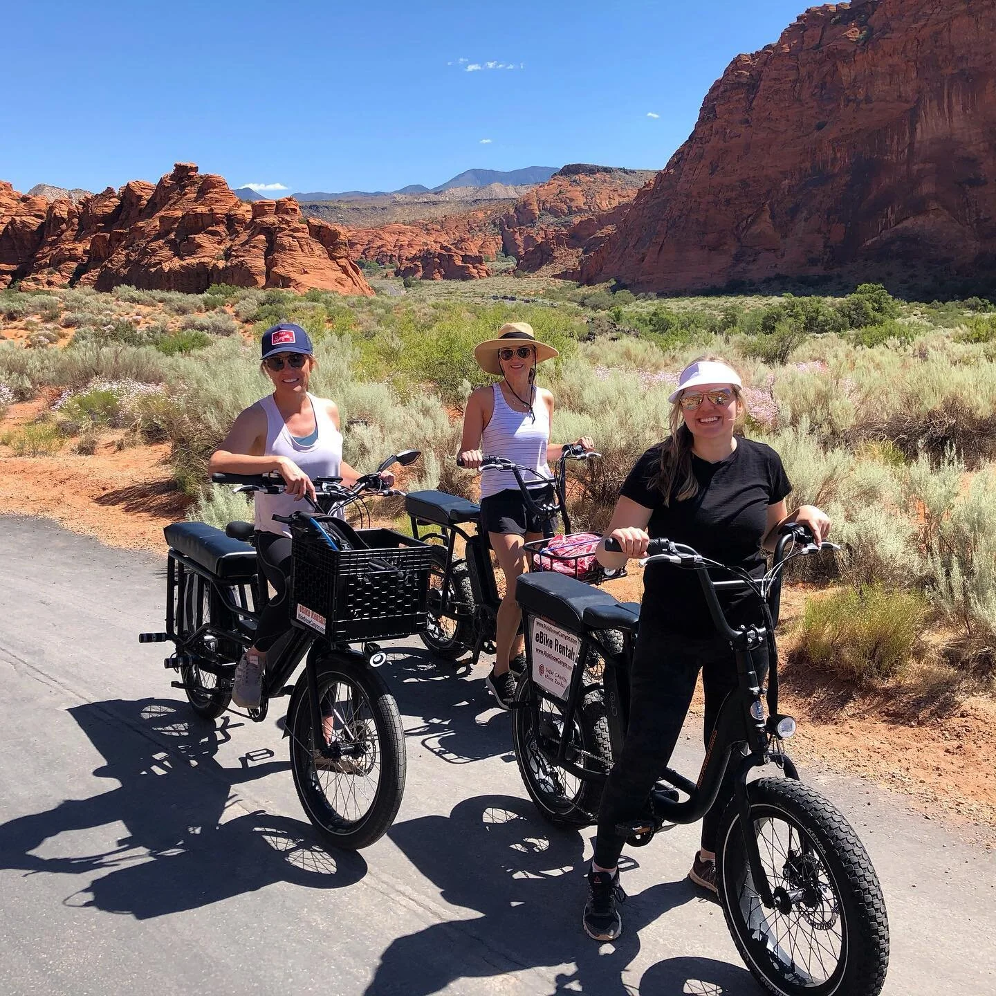 Beat the heat by getting out early or going late with our sunset/night ride time slots. Headlights are standard on all of our ebikes.

#ridesnowcanyon #snowcanyonstatepark #snowcanyonebikerentals #riderad #thingstodoinstgeorge #ivinsutah #redmountain