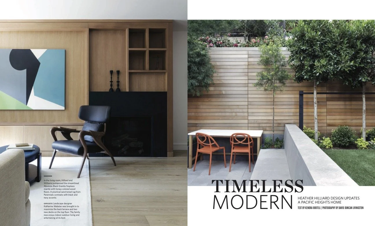 California Homes Magazine | Heather Hilliard Design | DomA Architects, Inc. | GGD, Inc. | Katharine Webster Landscape Design | David Duncan Livingston Photographer | Kendra Boutell Writer