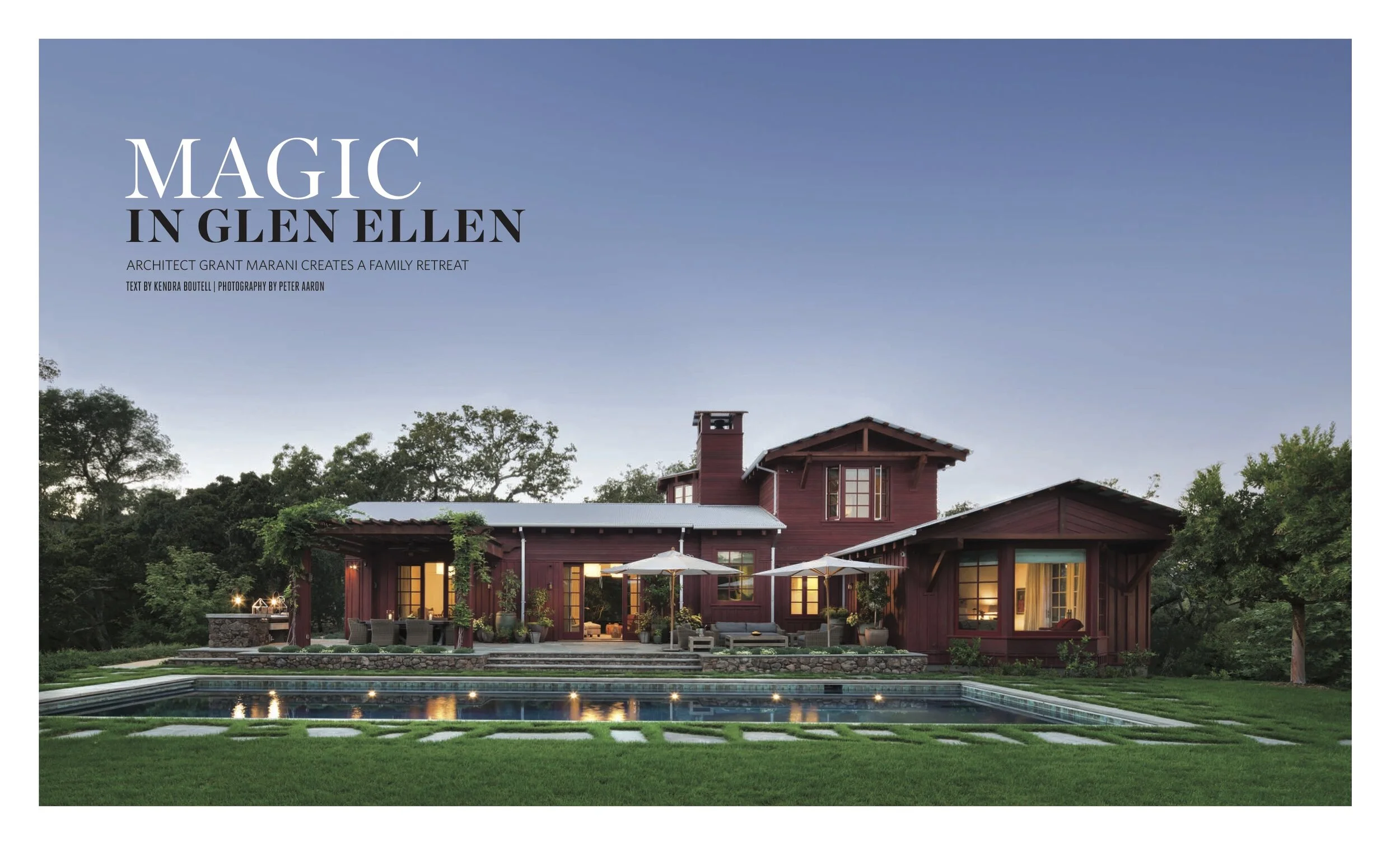 California Homes Magazine | Robert A.M. Stern Architects, Grant Marani | Agnes Bourne Studio | Peter Aaron Architectural Photography | Kendra Boutell Writer
