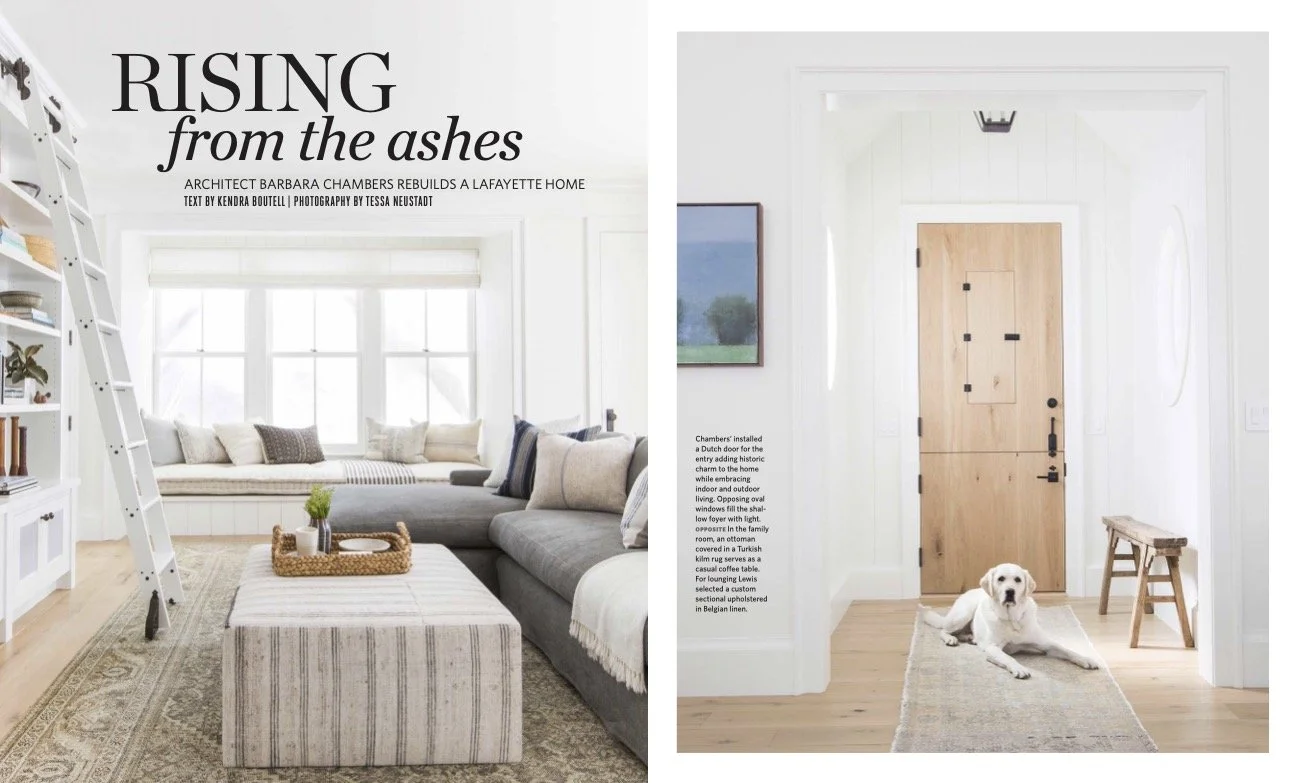California Homes Magazine | Chambers & Chambers Architects |  Amber Interiors |
Jetton Construction | Tessa Neustadt Photographer | Kendra Boutell Writer