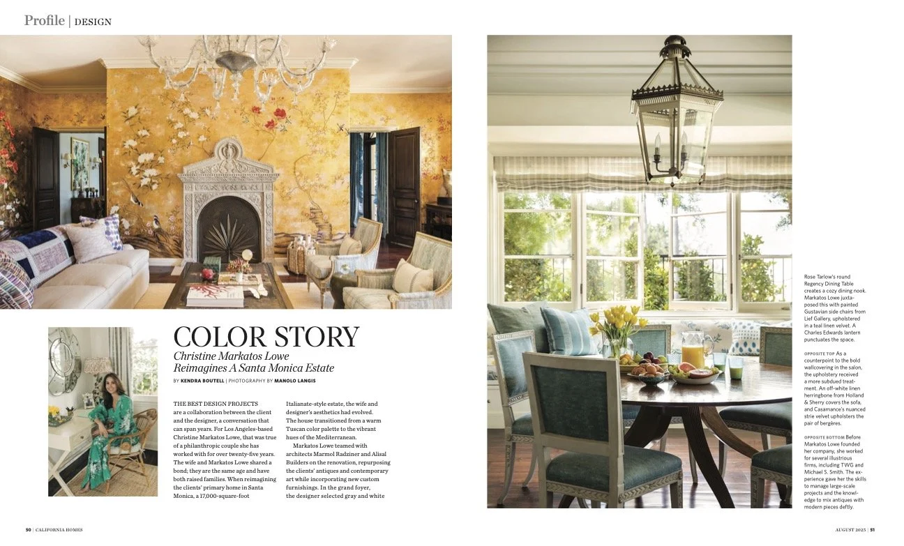 California Homes Magazine | Christine Markatos Design | Marmol Radziner | Alisal
Builders | Manolo Langis Photography | Kendra Boutell Writer