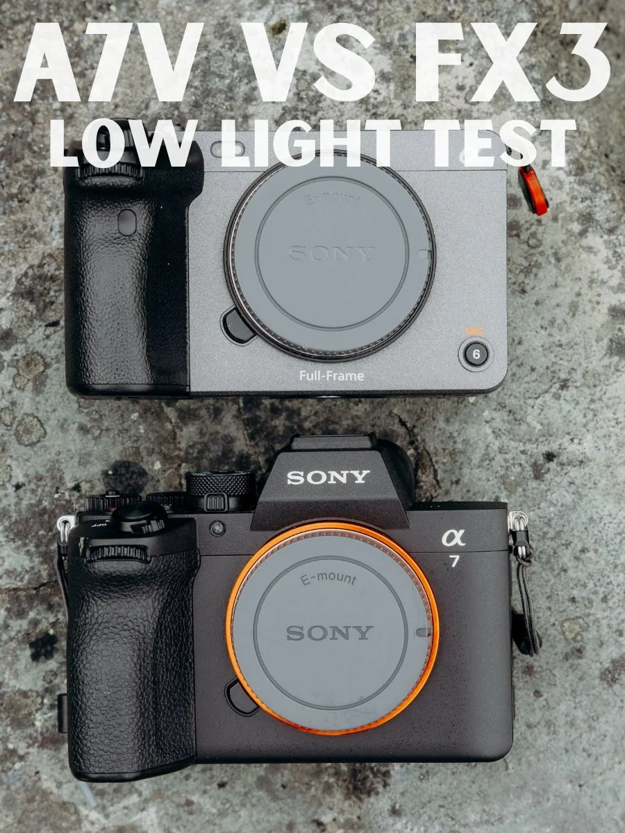 Image of Sony A7V and Sony FX3: Sony FX3 and Sony A7V Camera low light high ISO performance test - Videography & Cinematography