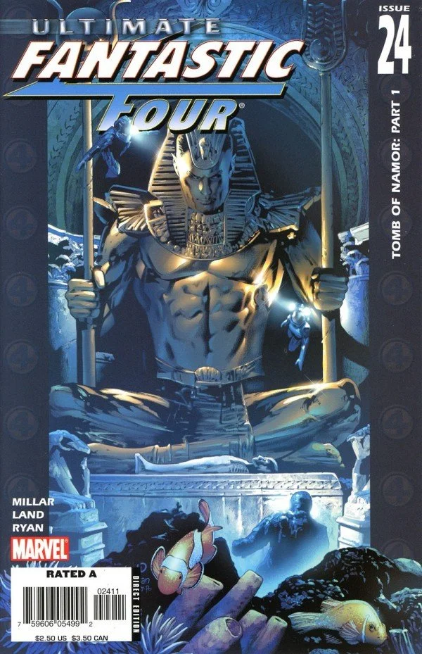 Ultimate Fantastic Four #24–29 (2004–2005) – Tomb of Namor Parts 1–3 & President Thor Parts 1–3