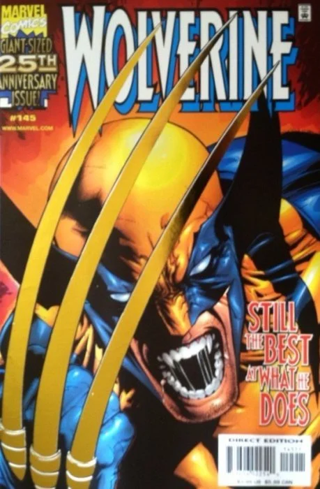 Wolverine #145 2nd Printing - Gold Embossed Foil