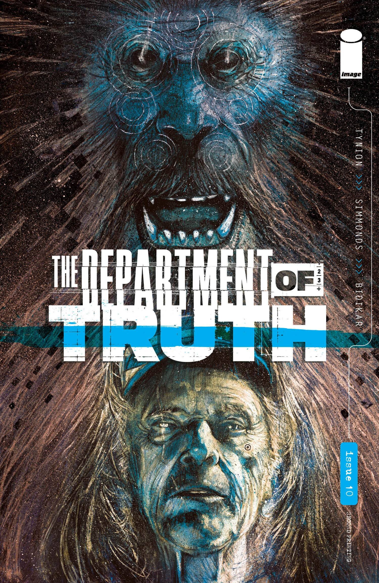 DEPARTMENT OF TRUTH #10 2ND PTG (MR), Image Comics, 2021