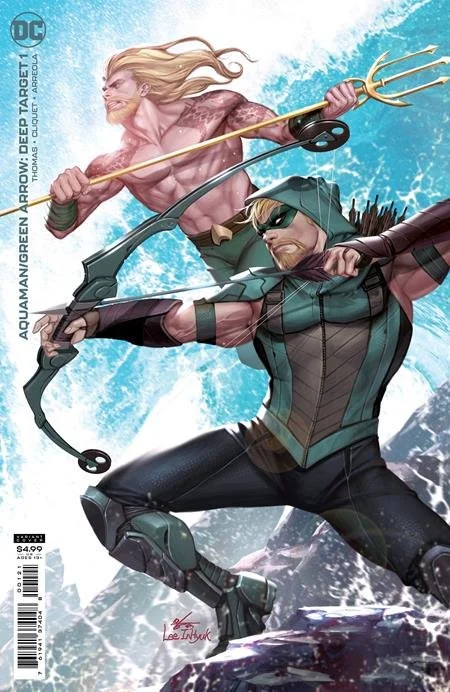 AQUAMAN GREEN ARROW DEEP TARGET #1 (OF 7) CVR B INHYUK LEE CARD STOCK VAR, DC Comics, 2021