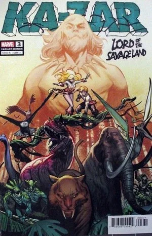 KA-ZAR LORD SAVAGE LAND #3 (OF 5) LARRAZ VAR, Marvel Comics, 2021