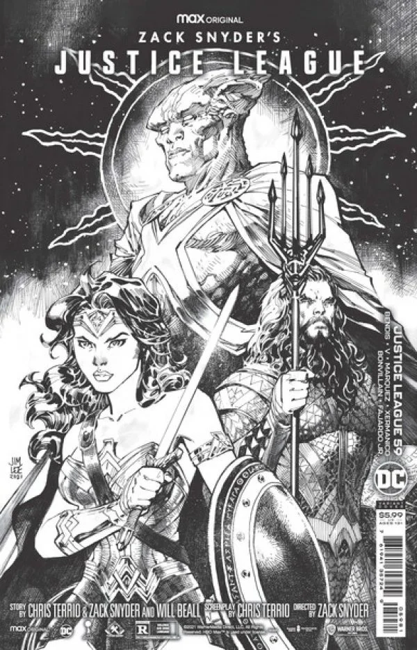 JUSTICE LEAGUE 59 1:100 JIM LEE SKETCH VARIANT ZACK SNYDER