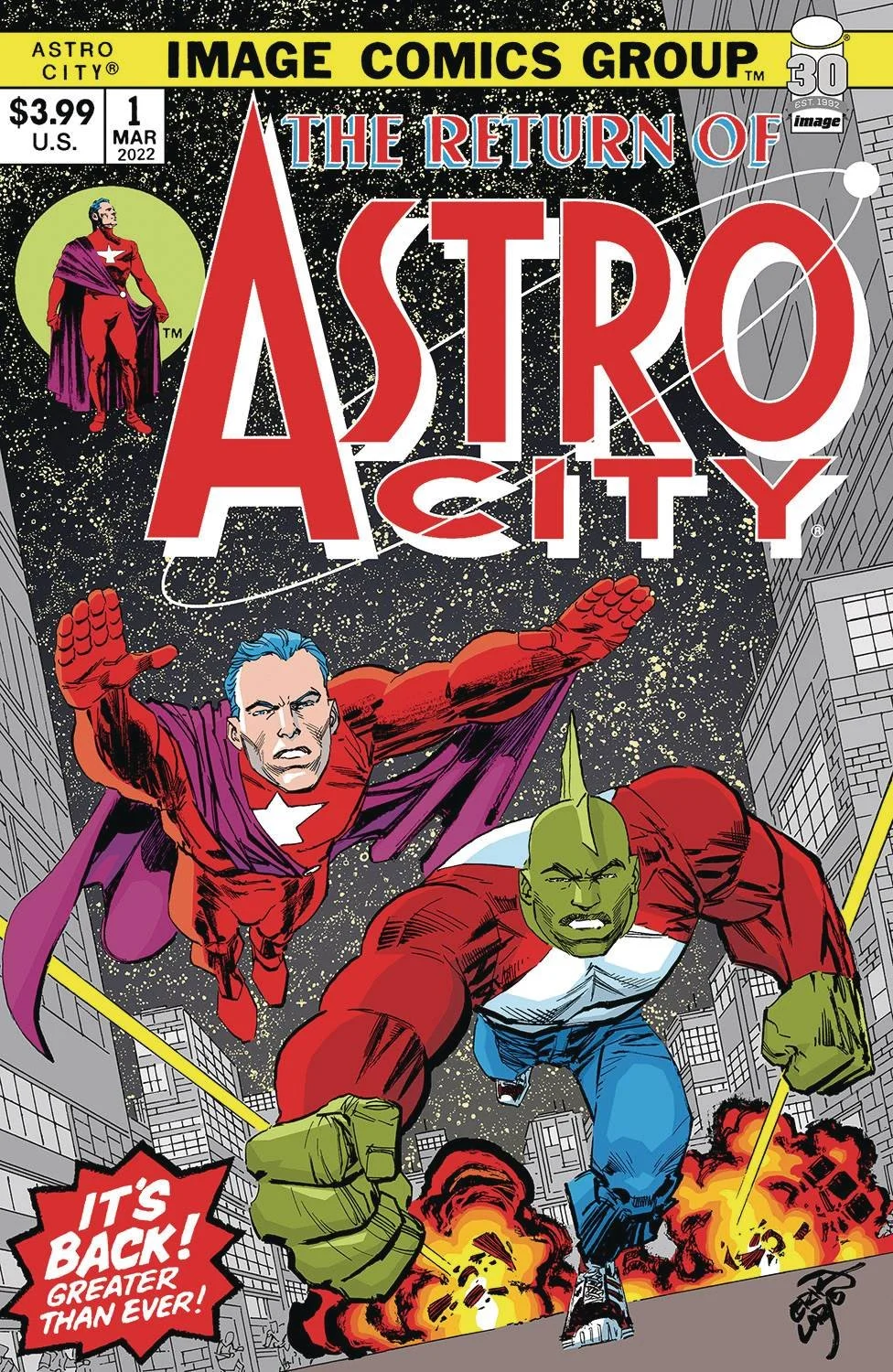 ASTRO CITY THAT WAS THEN SPEC CVR B LARSEN