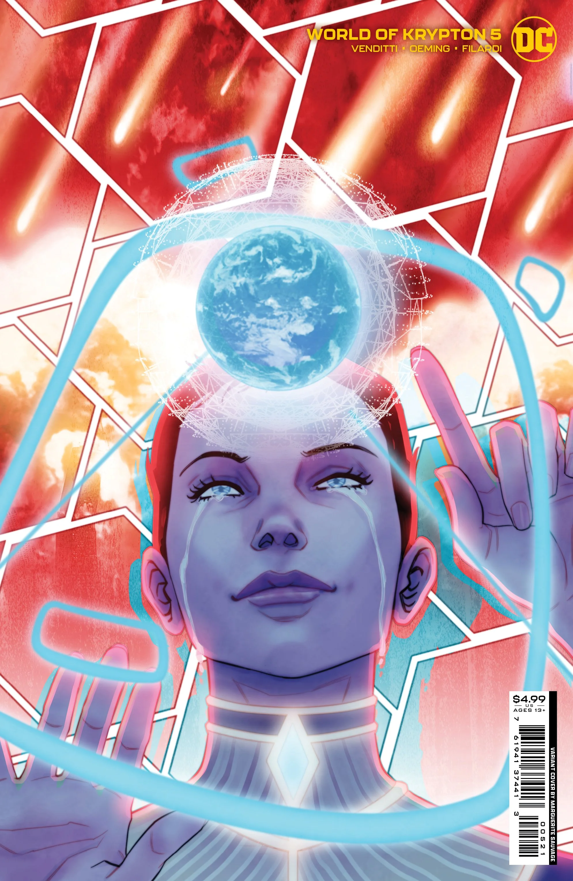 WORLD OF KRYPTON #5 (OF 6) CVR B MARGUERITE SAUVAGE CARD STOCK VAR