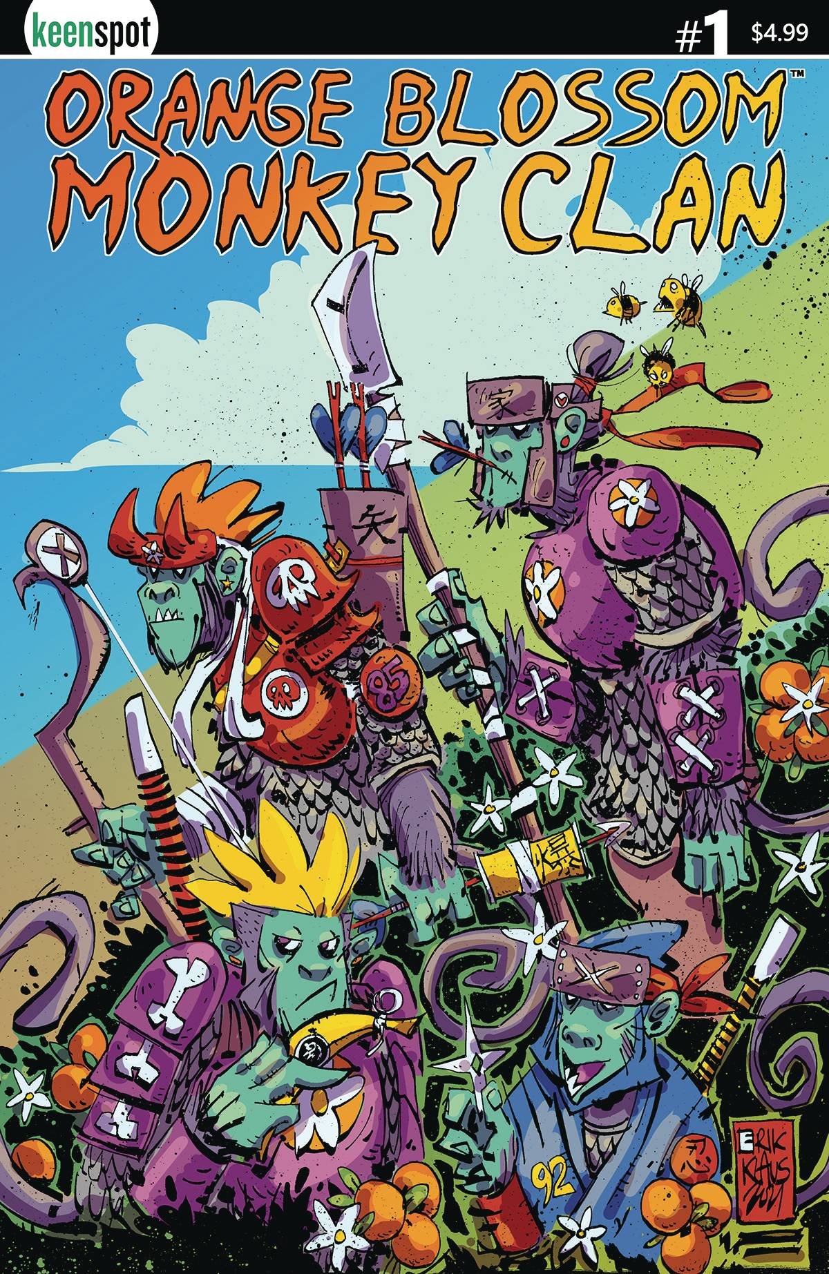ORANGE BLOSSOM MONKEY CLAN #1 CVR A KLAUS