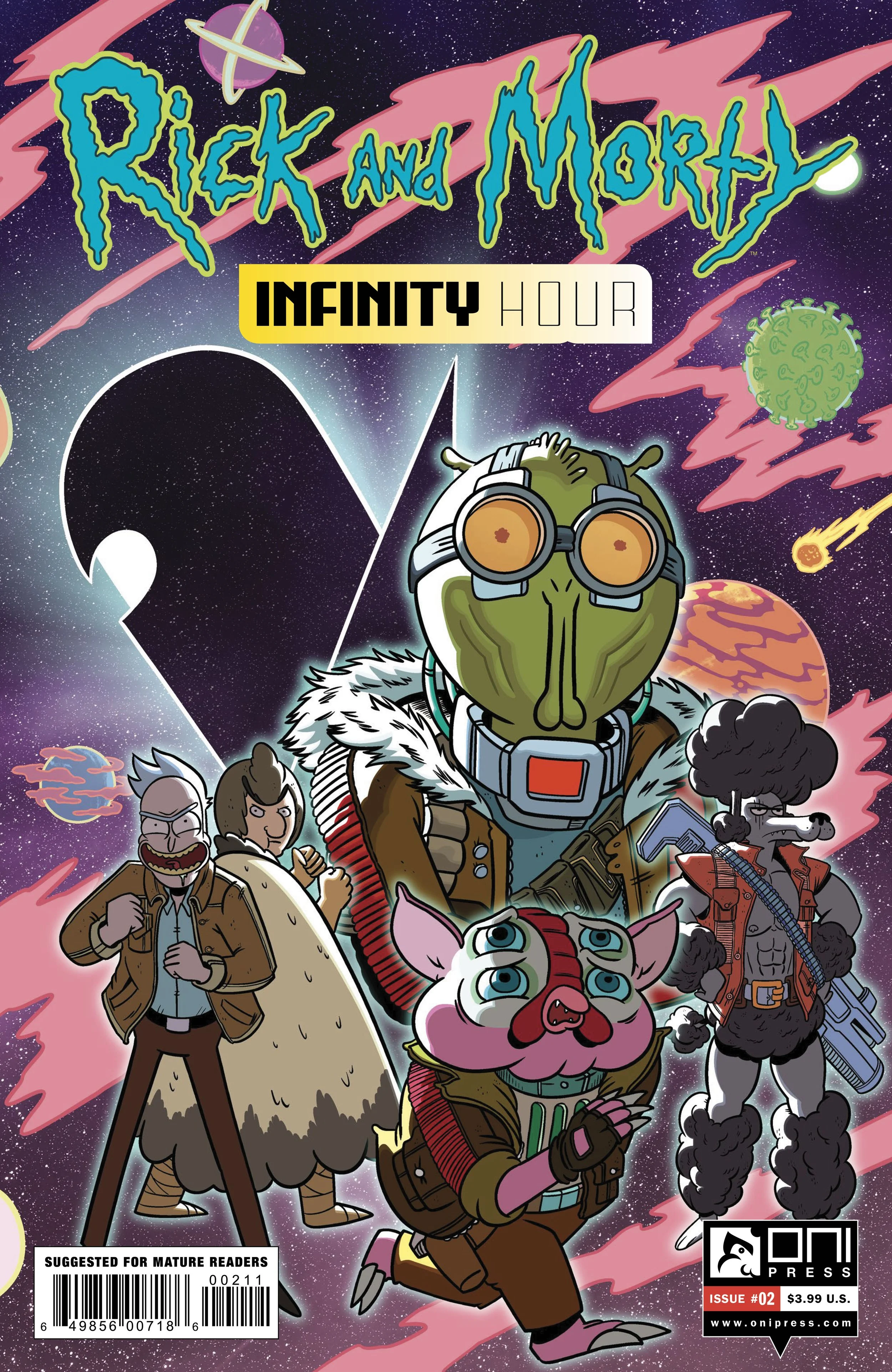 RICK AND MORTY INFINITY HOUR #2 (OF 4) CVR A MARC ELLERBY (MR)