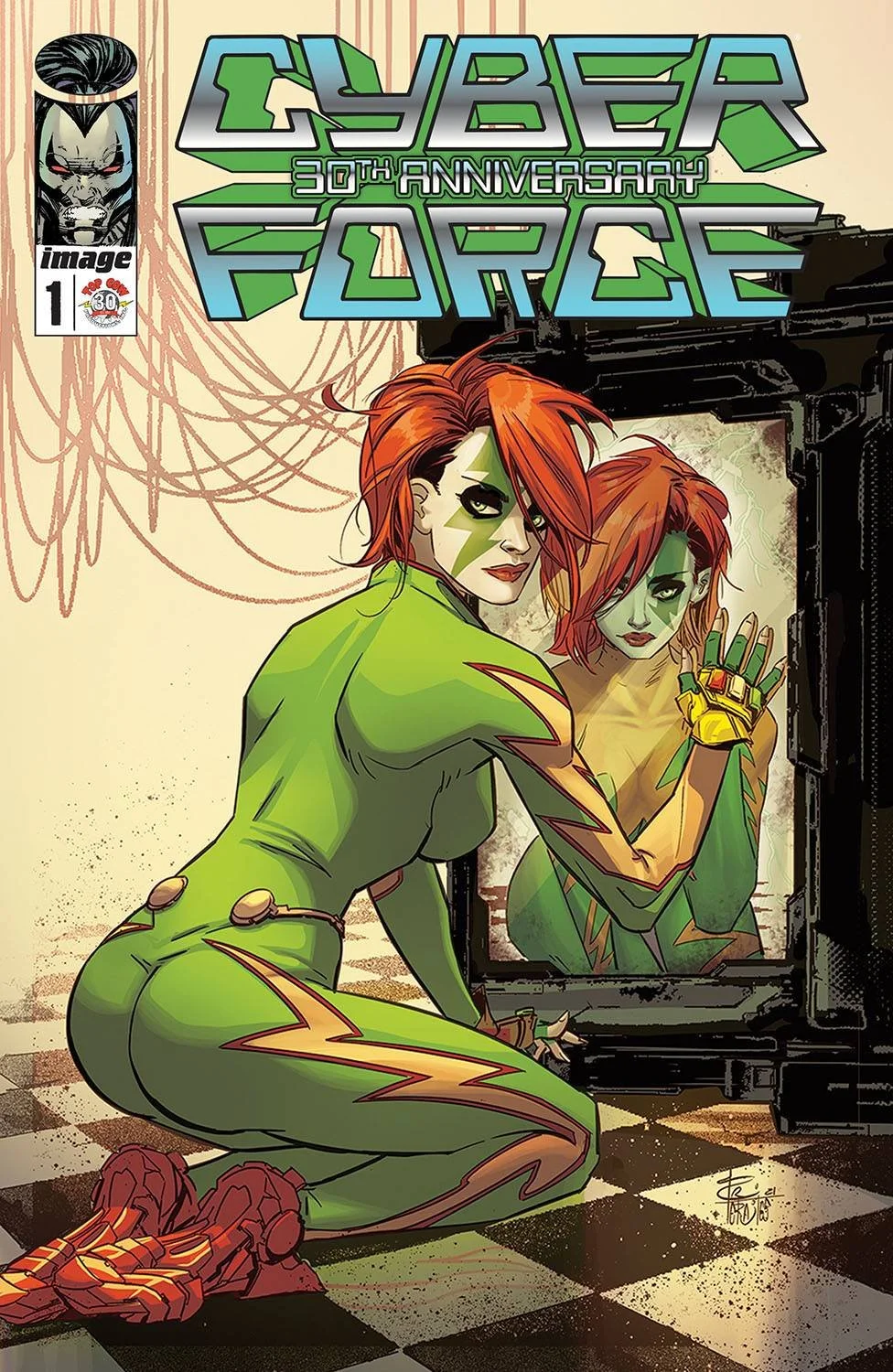 CYBERFORCE #1 30TH ANNV ED CVR B PETRAITES