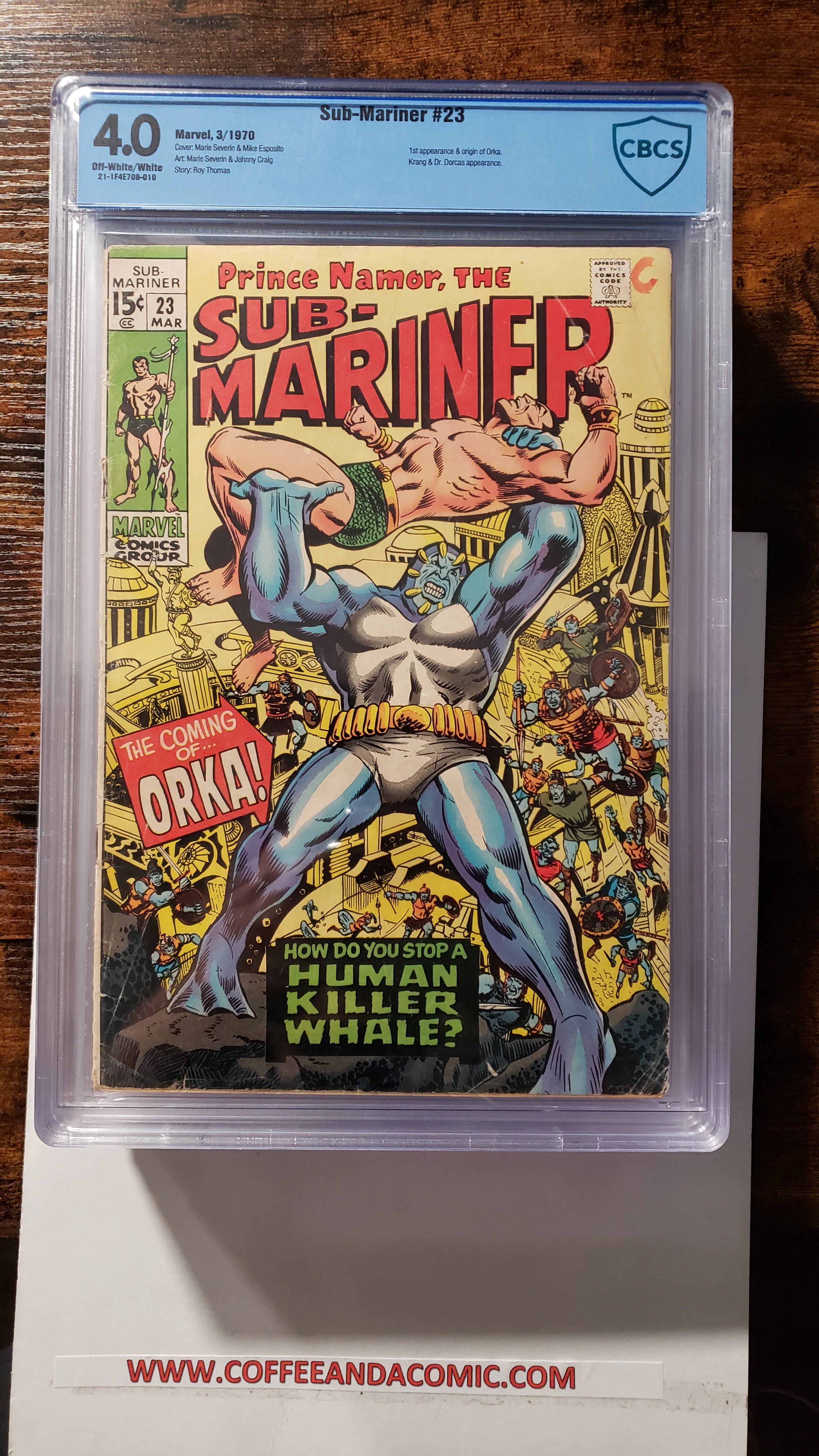Sub-Mariner #23 [1970] 4.0 CBCS