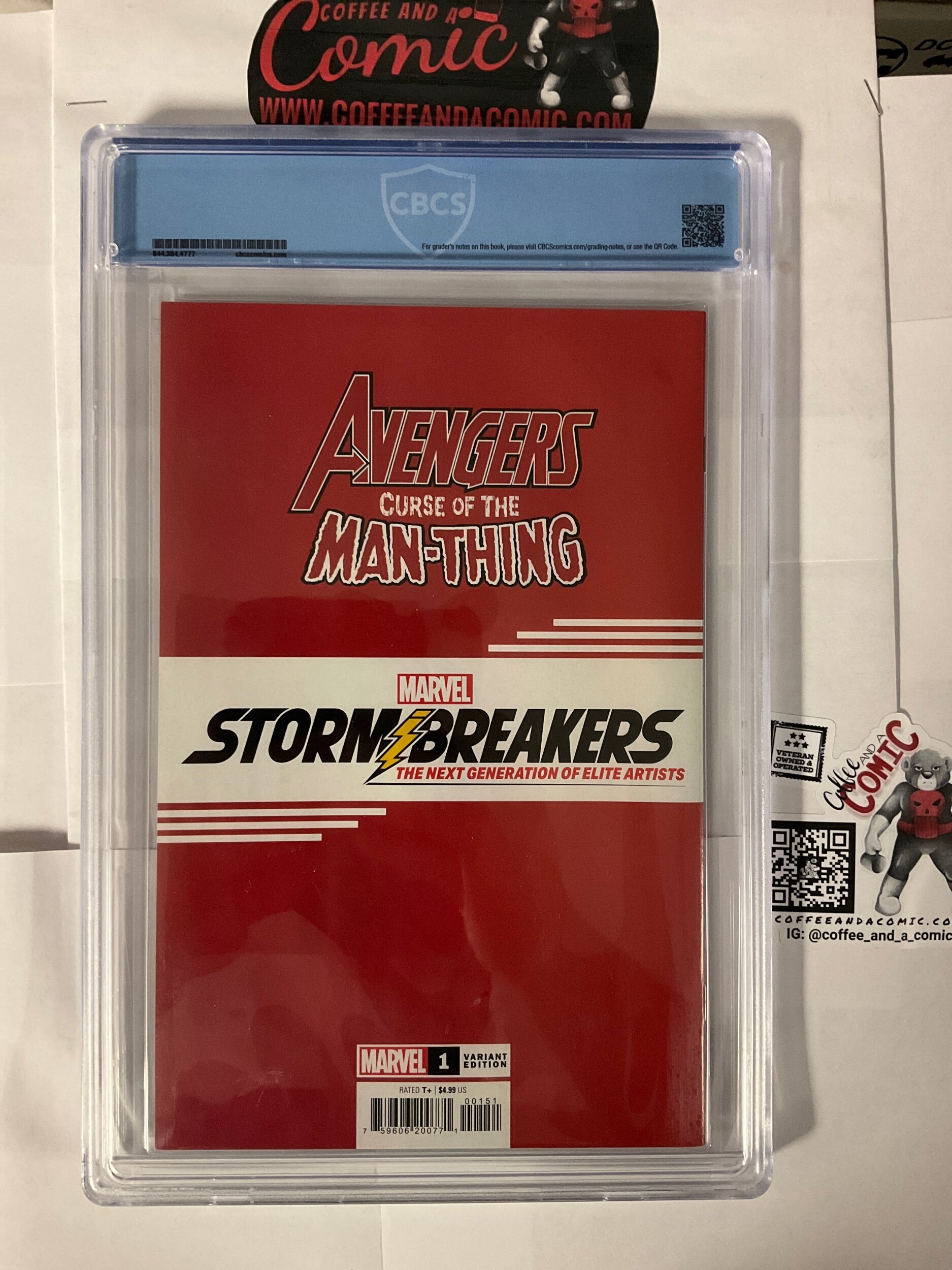 Avengers: Curse of the Man-Thing #1 [2021] 9.8 CBCS Back
