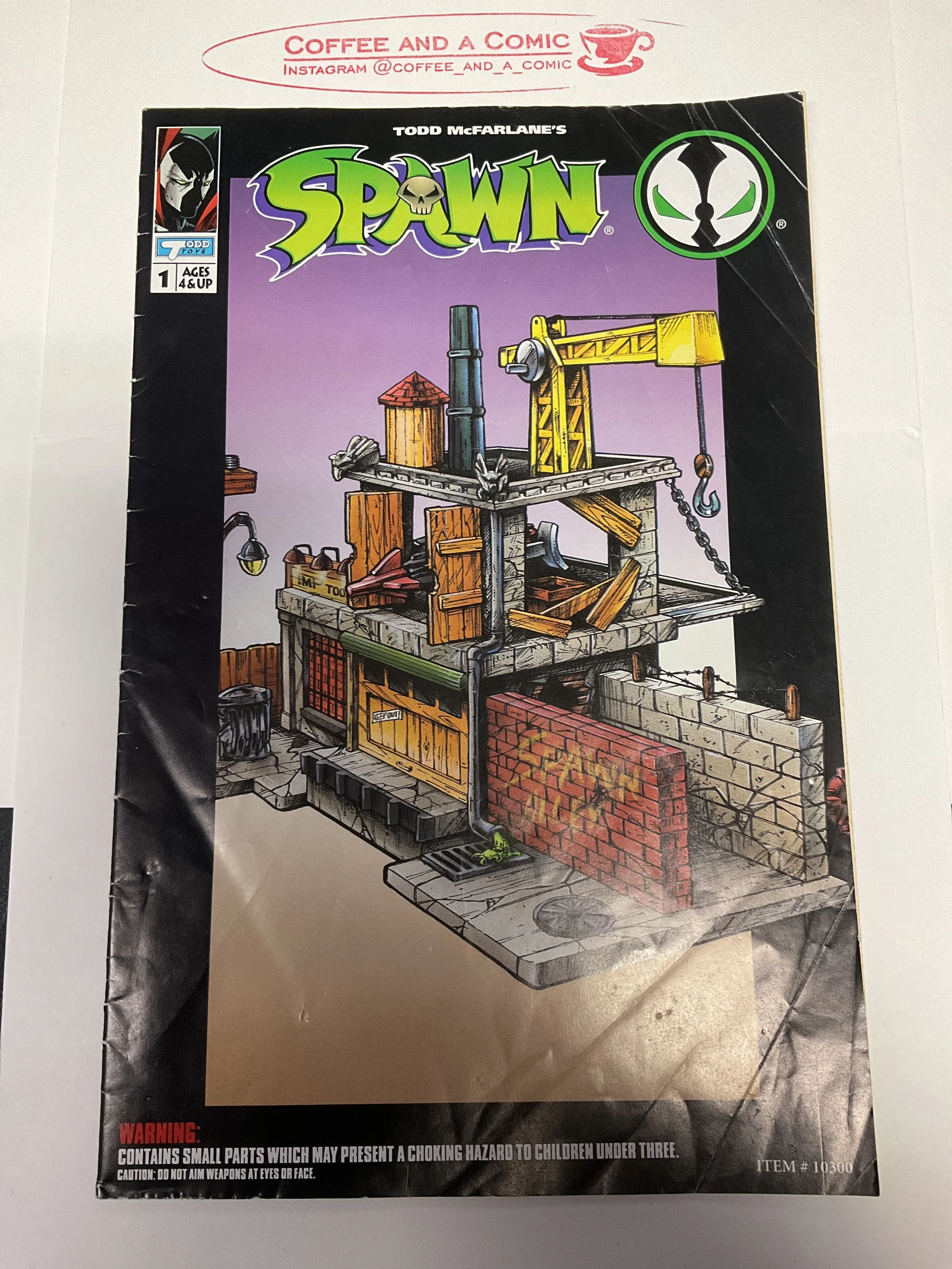 Spawn Action Figure Comic Spawn Alley Playset (1994) #1