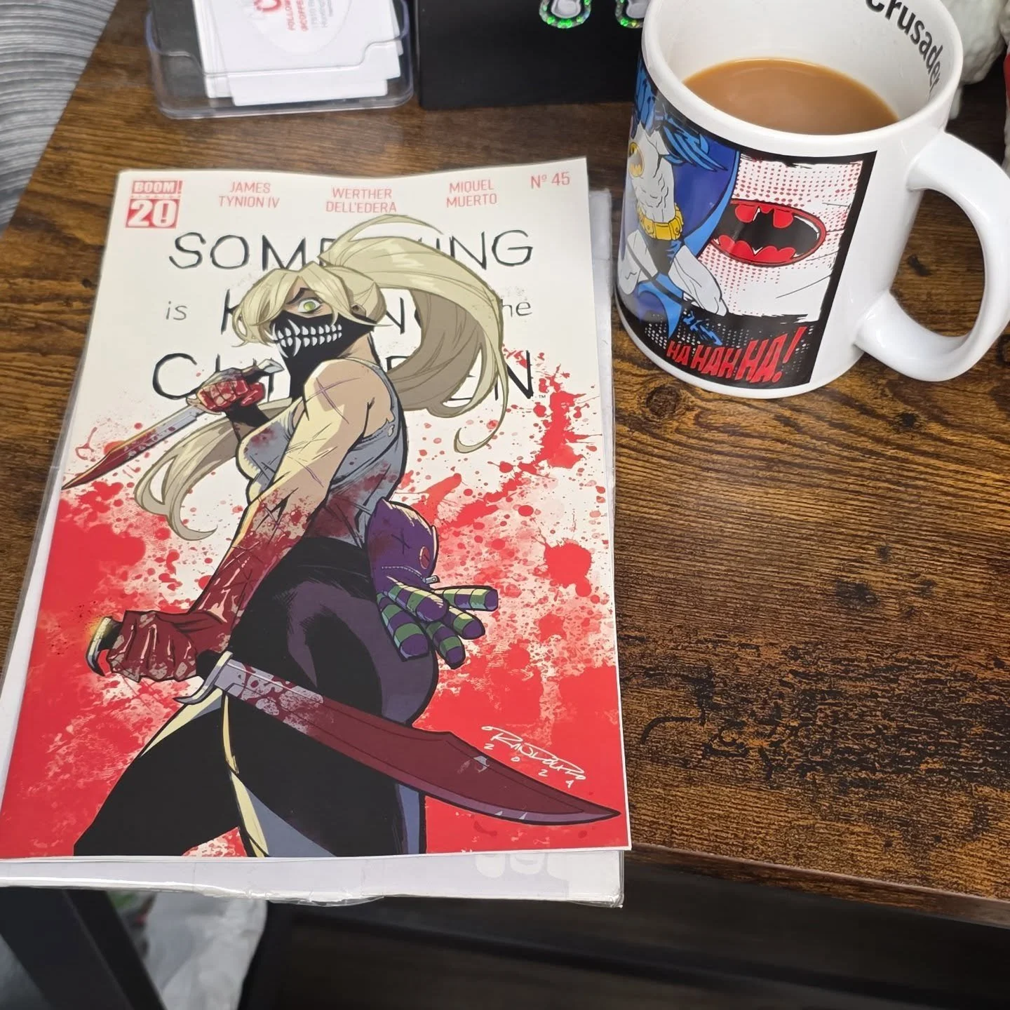 Today's Coffee ☕️ and a Comic 📕 is The new Something is Killing the Children issue 45

The 5th part in All Her Monsters 

#somethingiskillingthechildren #siktc #CoffeeAndAComic