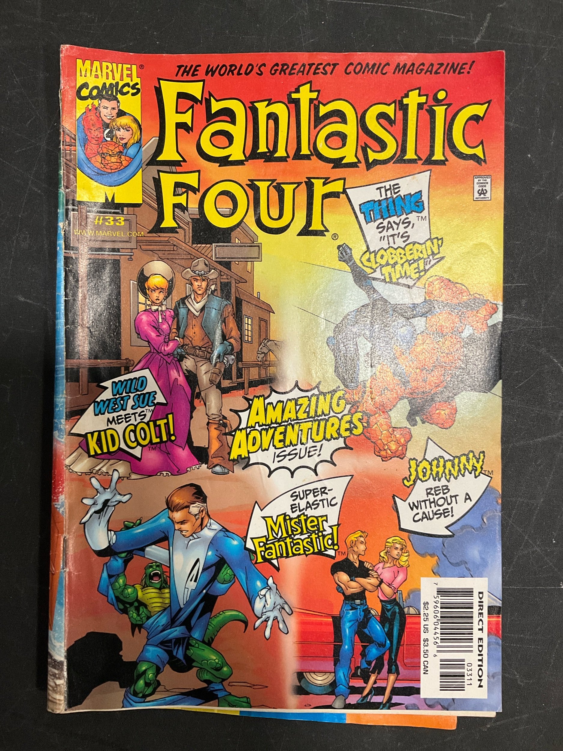 Fantastic Four #33 (1998 3rd Series) [Damaged]