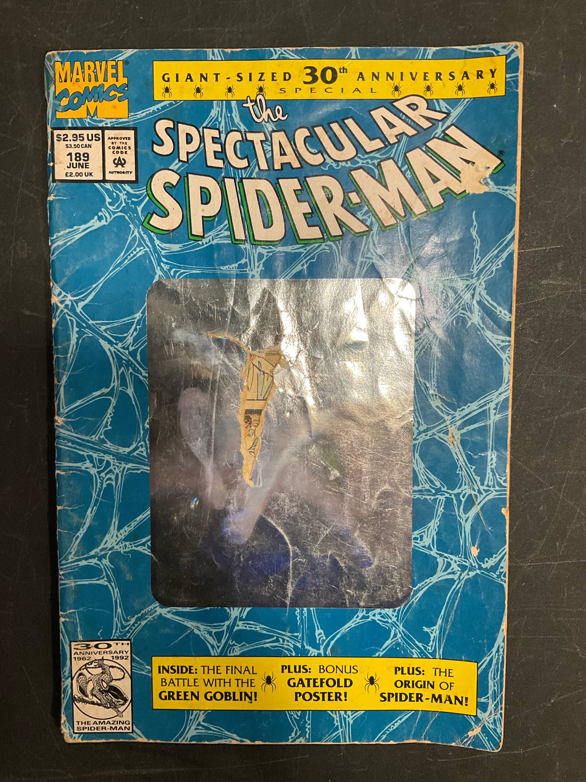 Peter Parker, Spectacular Spider-Man #189 (1976 1st Series) [Damaged]