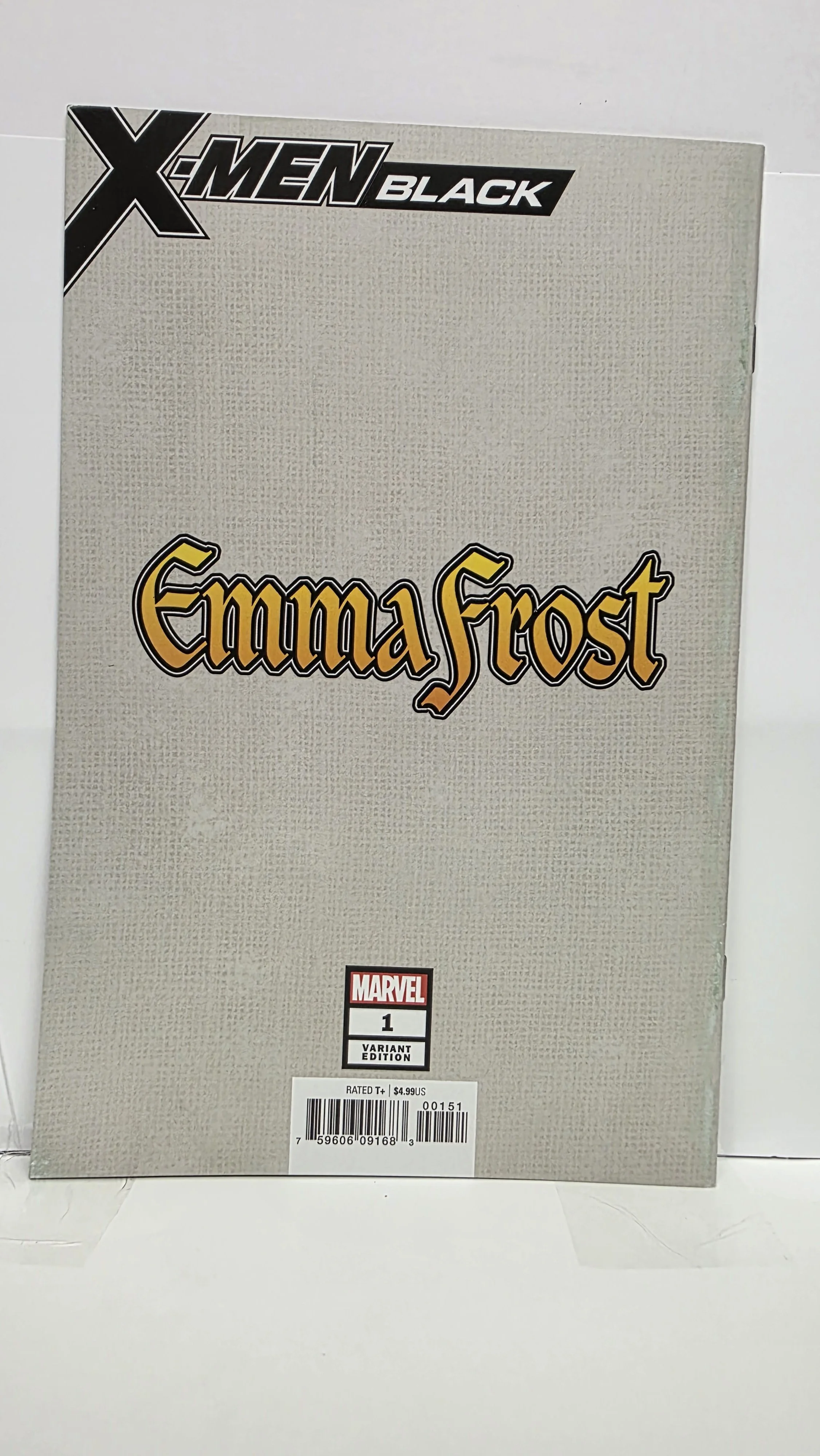 X-Men: Black - Emma Frost #1 Adam Hughes Variant (Signed) back