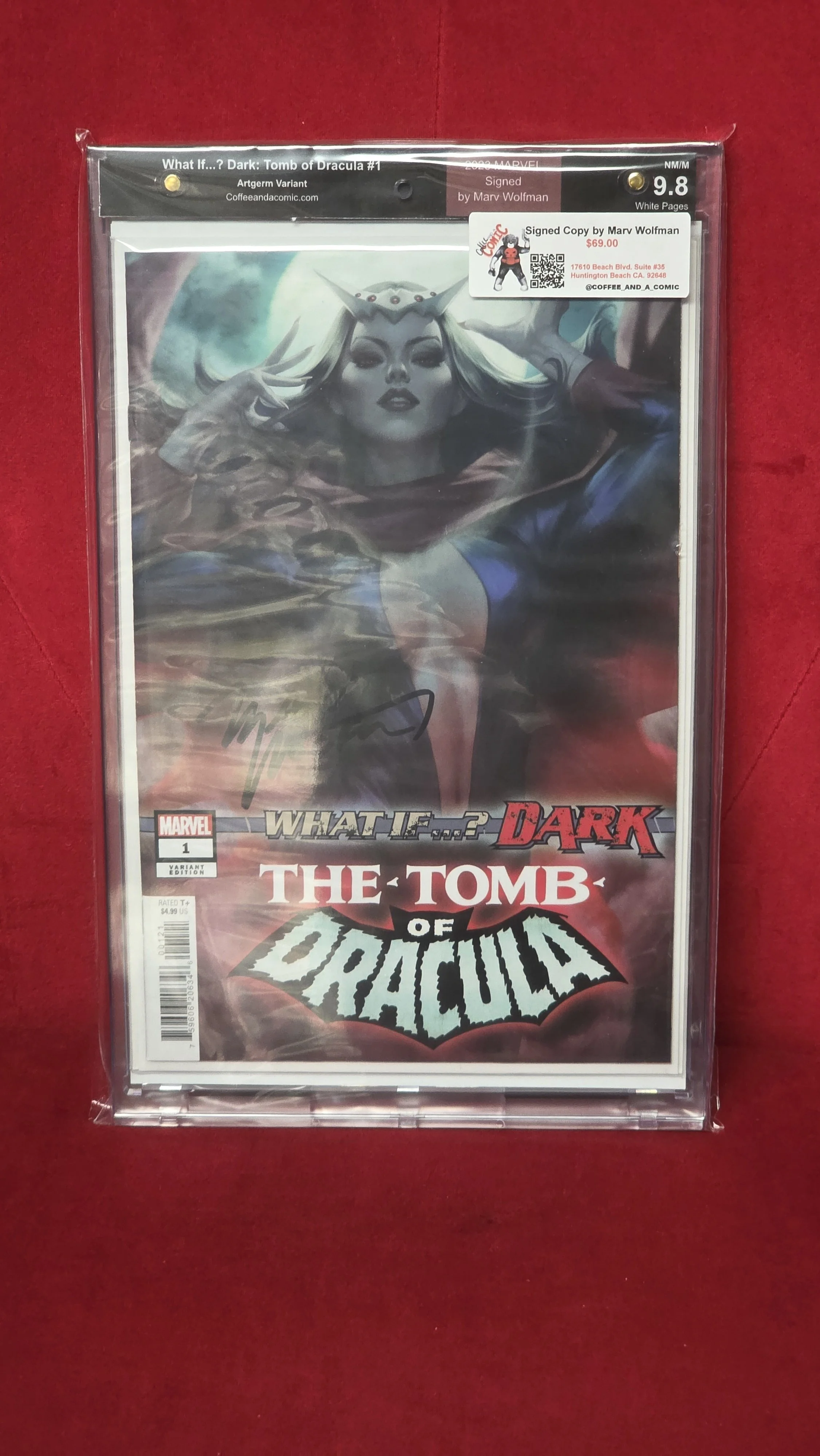 What If...? Dark: Tomb of Dracula #1  Signed Variant by Marv Wolfman