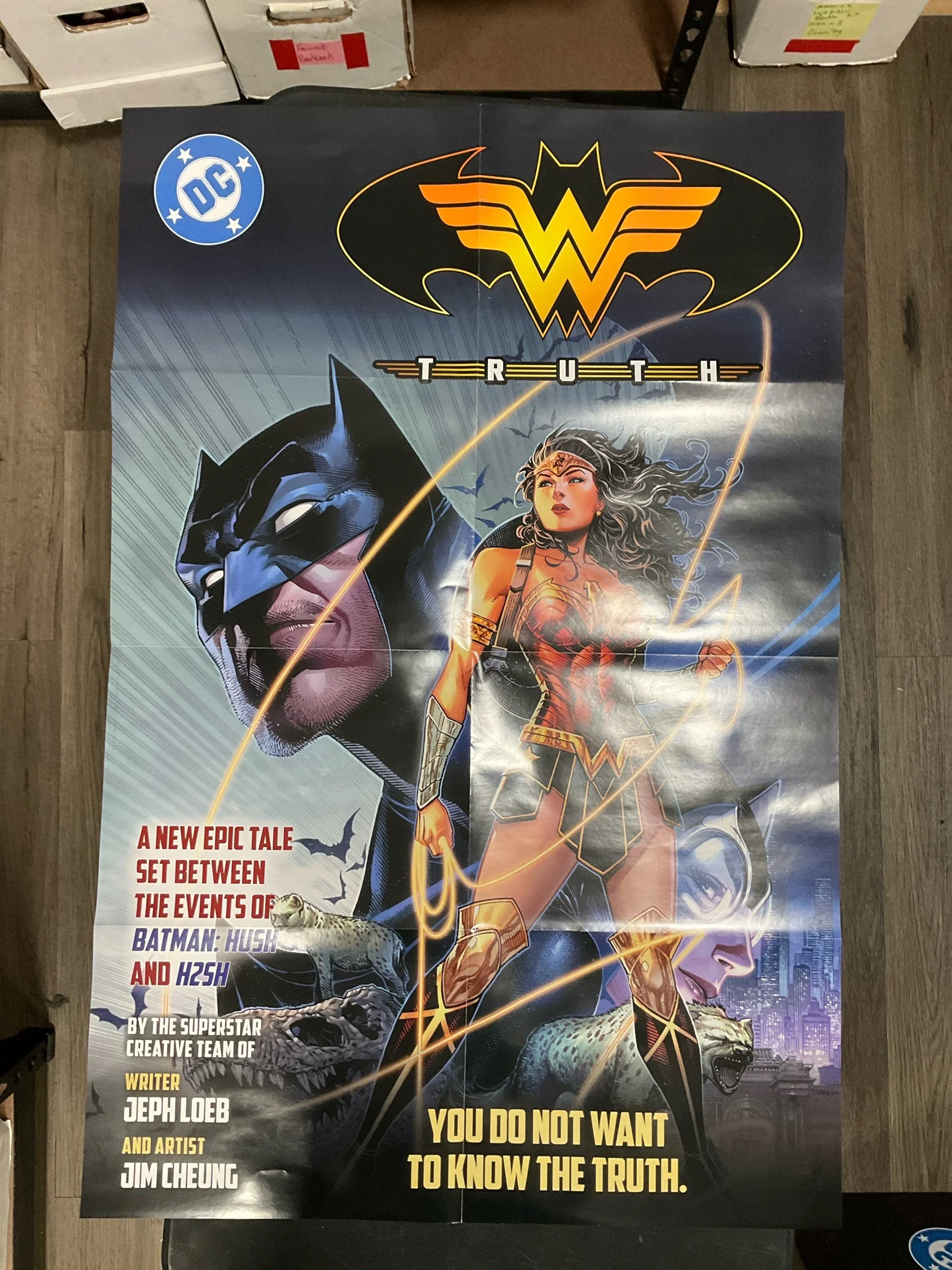 BATMAN WONDER WOMAN THE TRUTH PROMO POSTER