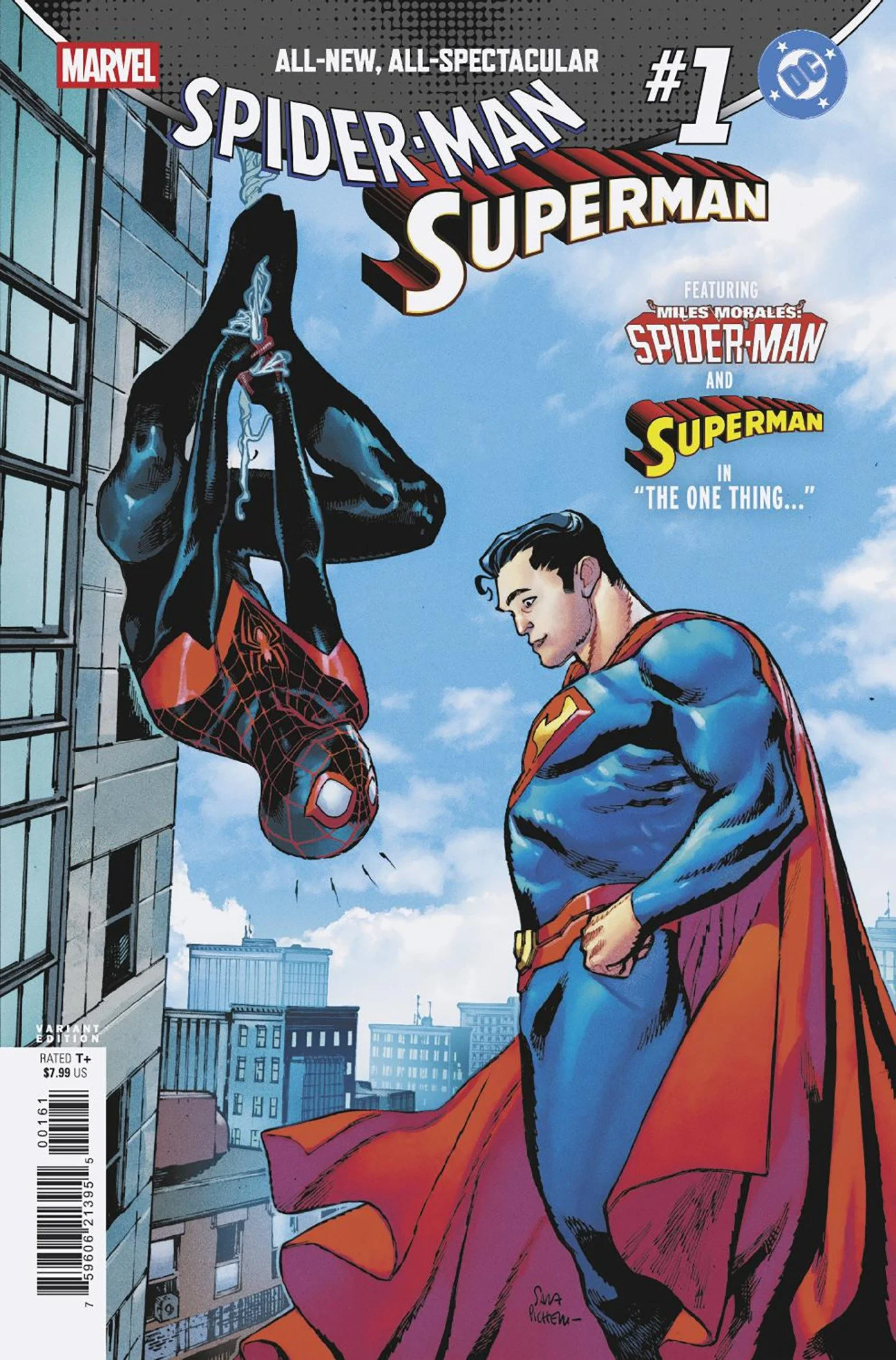 MARVEL/DC: SPIDER-MAN/SUPERMAN #1 SARA PICHELLI VARIANT