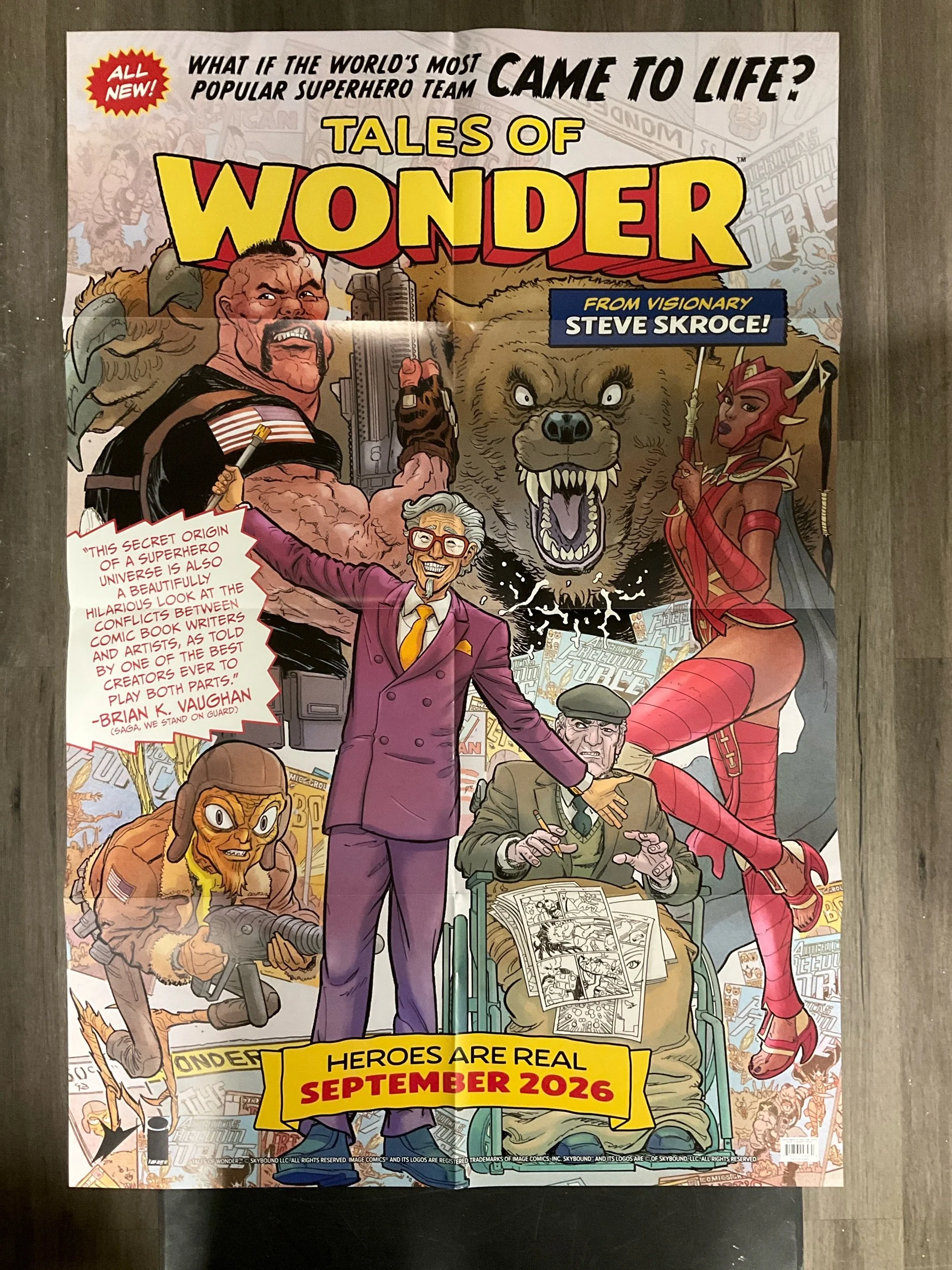 GI JOE A REAL AMERICAN HERO & TOMB RAIDER / TALES OF WONDER DOUBLE SIDED PROMO POSTER