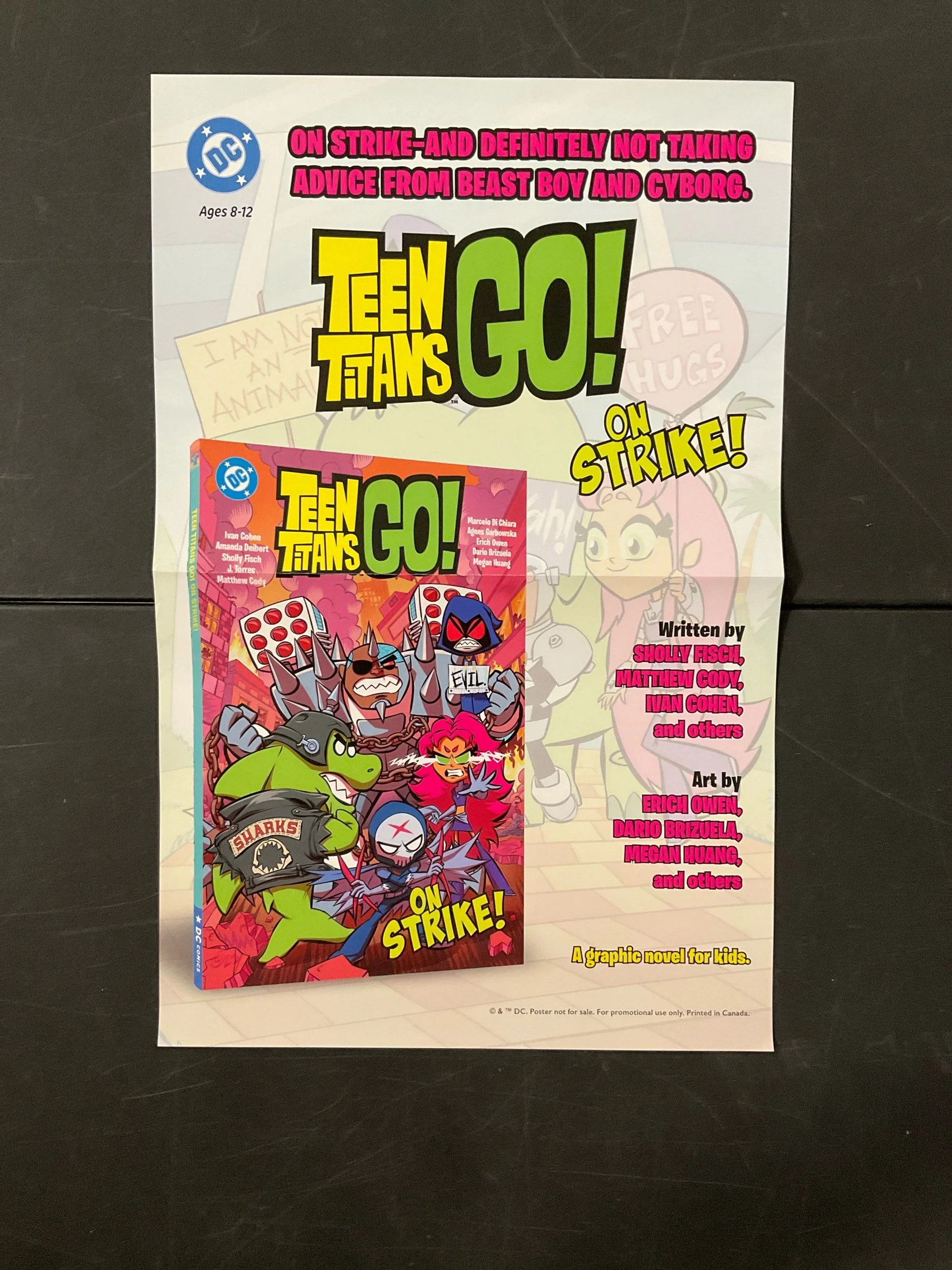 TEEN TITANS GO ON STRIKE PROMO POSTER