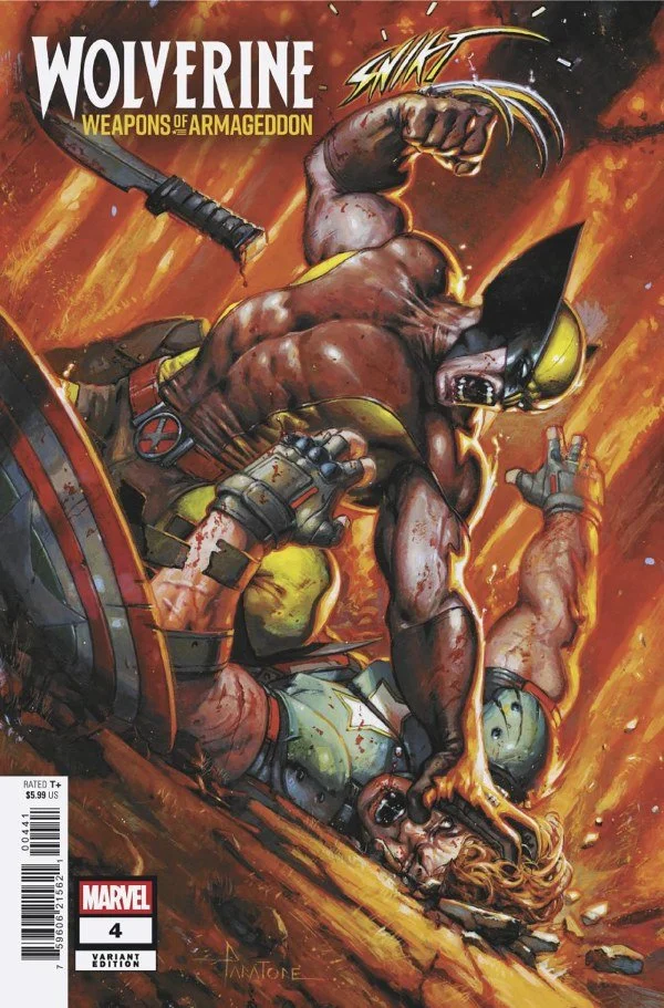 Wolverine: Weapons of Armageddon #4 Davide Paratore Variant