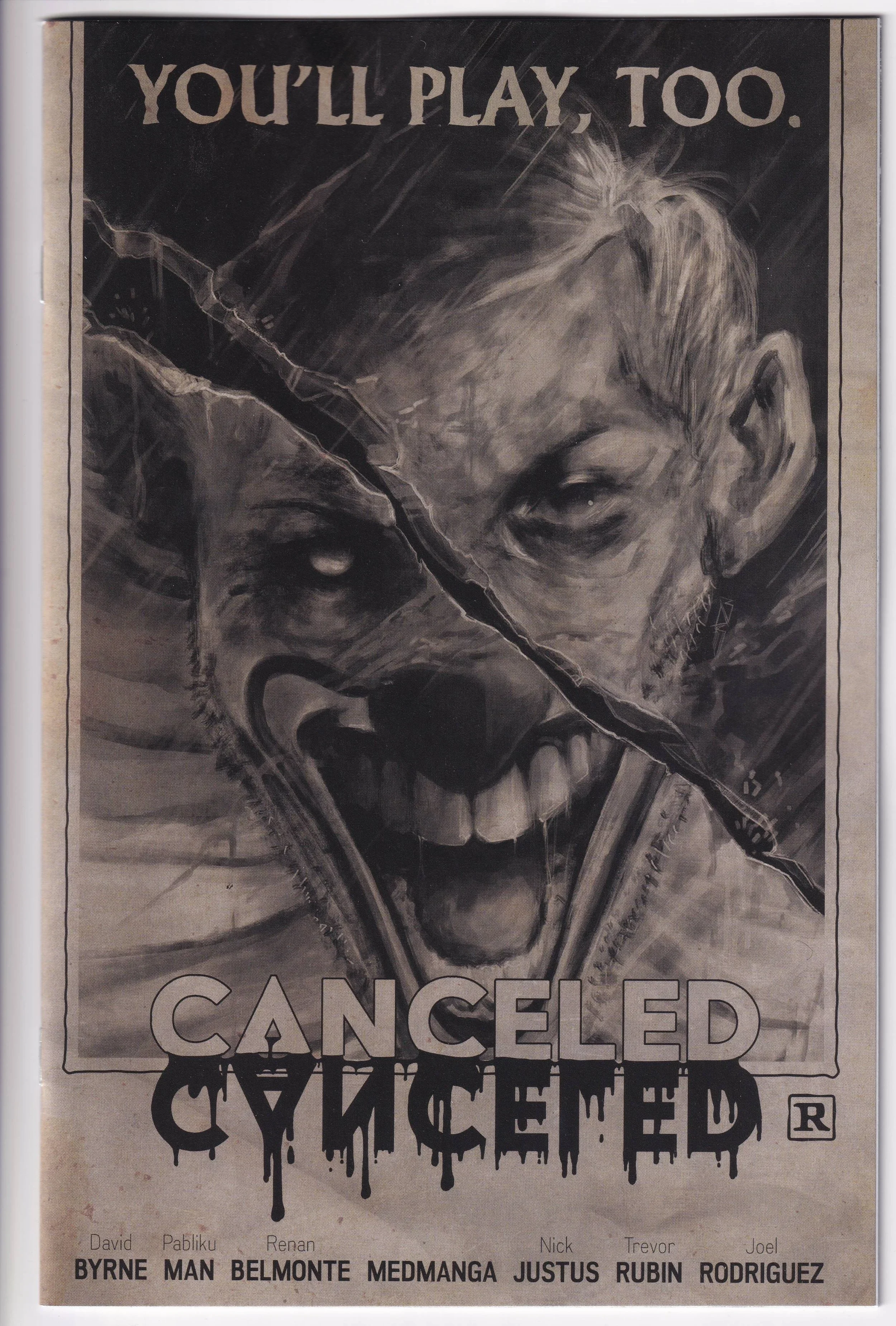 Canceled (2022 Scout) #1D Secret VHS VARIANT Black Caravan Premiere David Byrnes