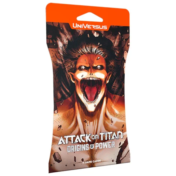 UniVersus Attack on Titan Origins of Power Booster Pack