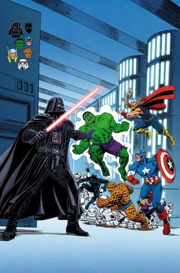 STAR WARS/MARVEL: HOPE ASSEMBLES #1 COVER G TBD ARTIST MARVEL HOMAGE 1:25 VARIANT