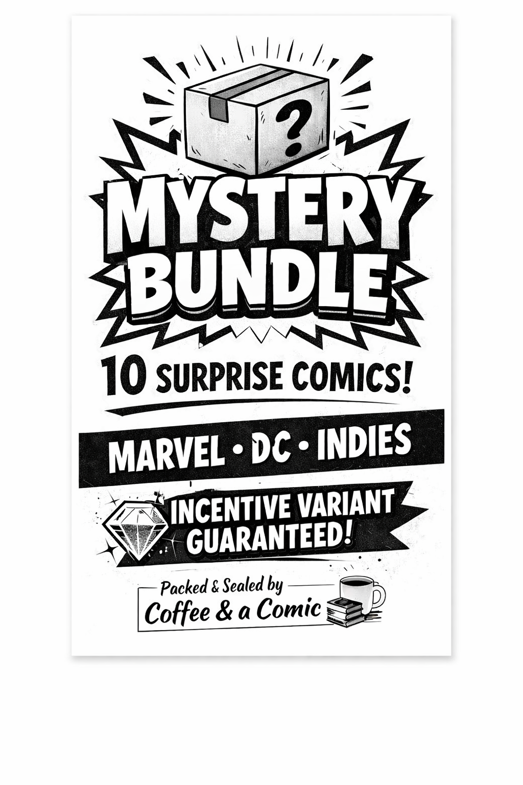 10 Book Mystery Comic Bundle