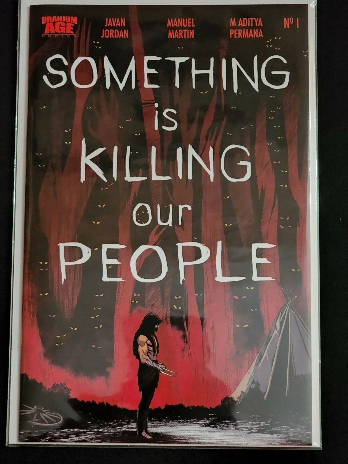 The Sav #1 SOMETHING IS KILLING OUR PEOPLE Blood Red Variant