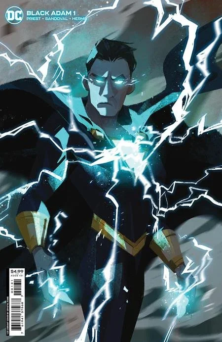BLACK ADAM #1 CVR F INC 1:25 CRYSTAL KUNG CARD STOCK VAR