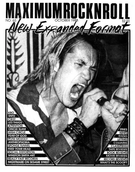 Maximum Rocknroll Issue #65 - The Expanded Punk Chronicle