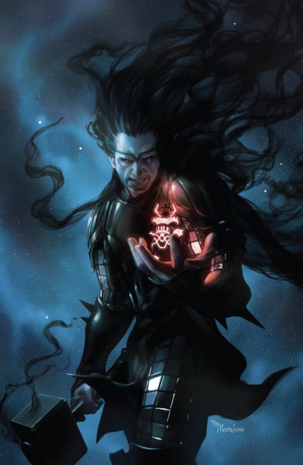 Thor #6 Unknown Comics / Street Level Hero / Comic Traders Miguel Mercado Virgin Variant