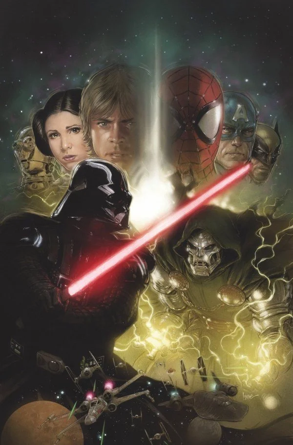 STAR WARS/MARVEL: HOPE ASSEMBLES #1 COVER I KAARE ANDREWS VIRGIN 1:100 VARIANT
