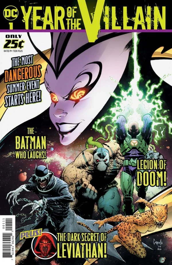 Comic Kings Edition variant cover of DC’s Year of the Villain Special #1 (2019), featuring Lex Luthor flanked by DC’s most dangerous villains, with exclusive artwork for the store variant.