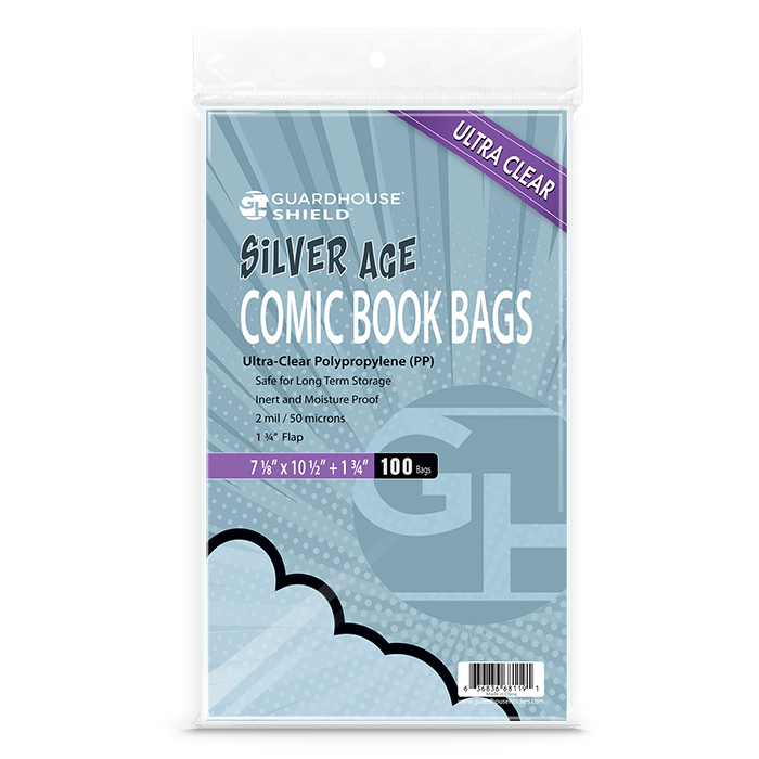 Silver Age Comic Book Bags (PACK OF 100)