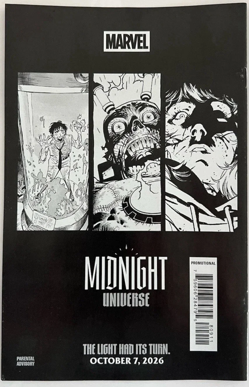 Midnight Universe Ashcan Edition (2026 Marvel)  back