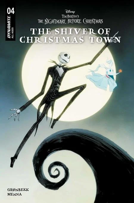 TIM BURTONS THE NIGHTMARE BEFORE CHRISTMAS THE SHIVER OF CHRISTMAS TOWN #4 CVR A JAE LEE