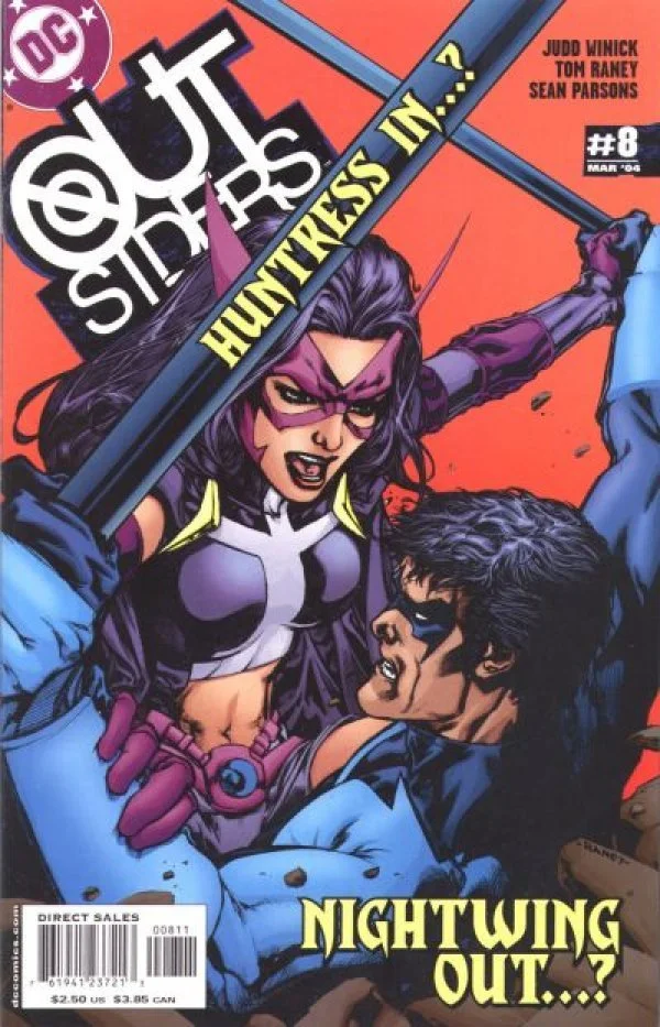 Outsiders #8 - Nightwing and Huntress Take on Chaos