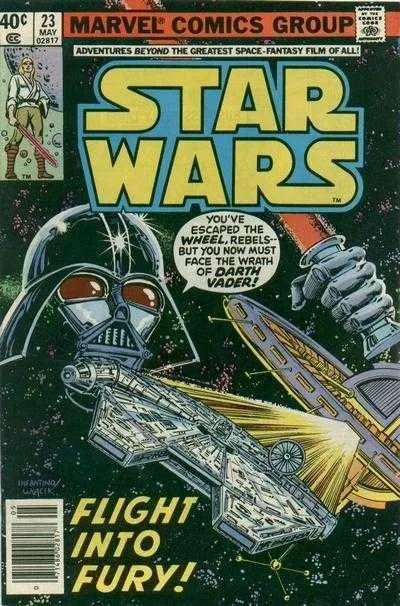 Star Wars #23 Newsstand Edition Comic
