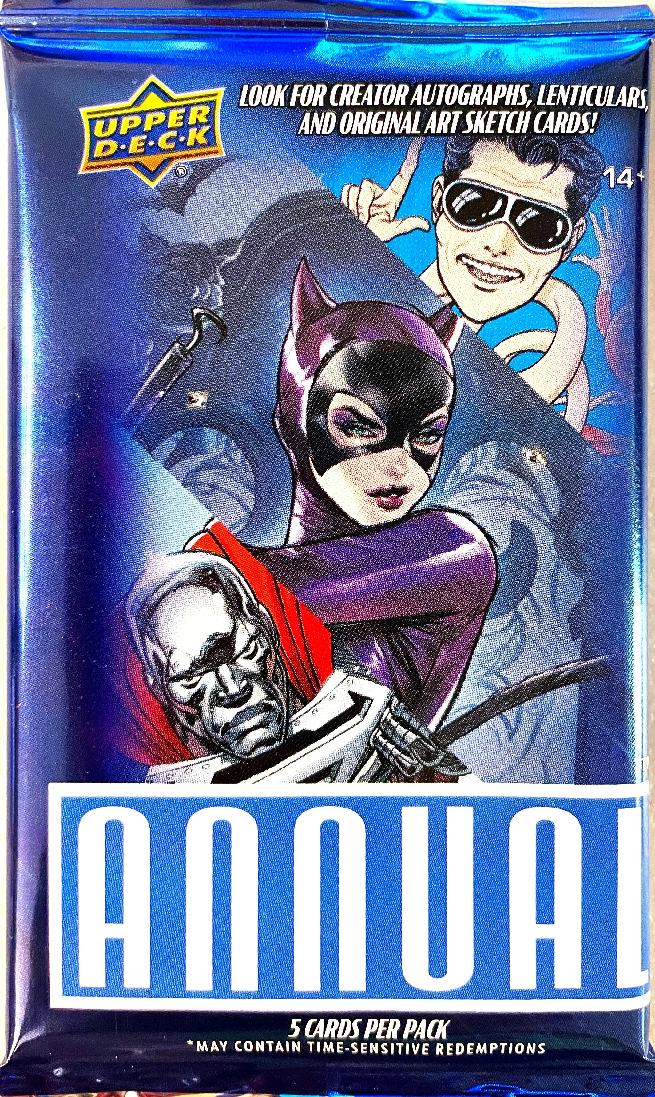 2023-2024 DC Annual Trading Cards 5-Card Pack by Upper Deck